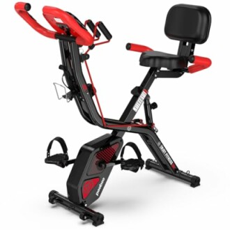 pooboo Folding Exercise Bike