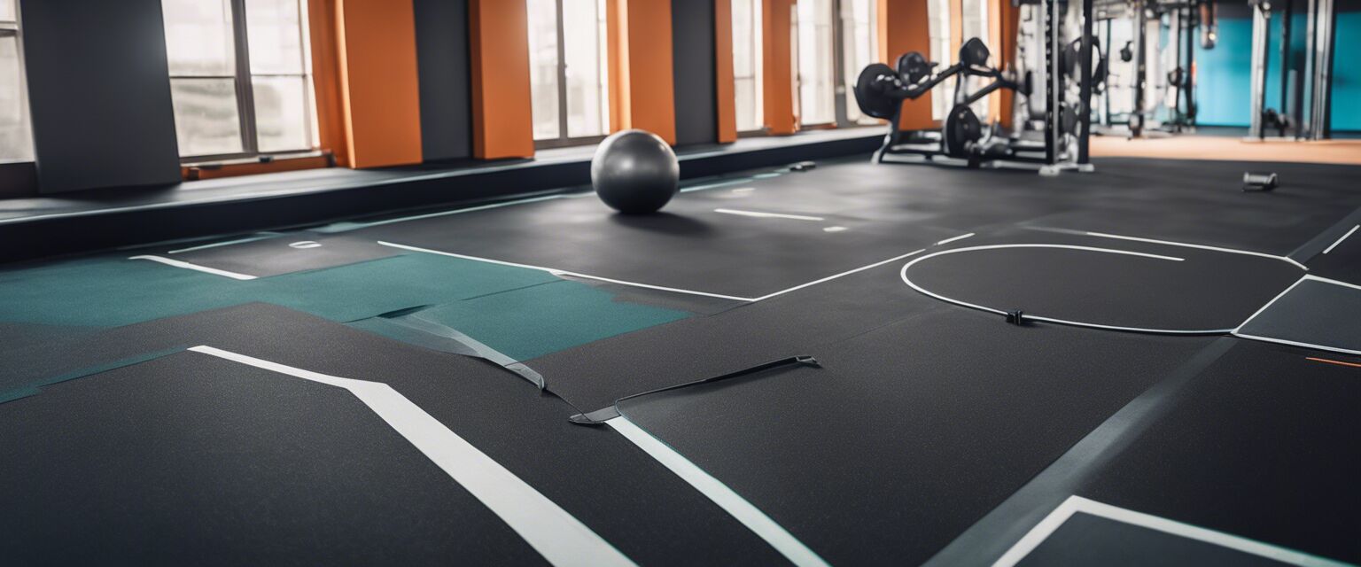 Decorative image of gym flooring options